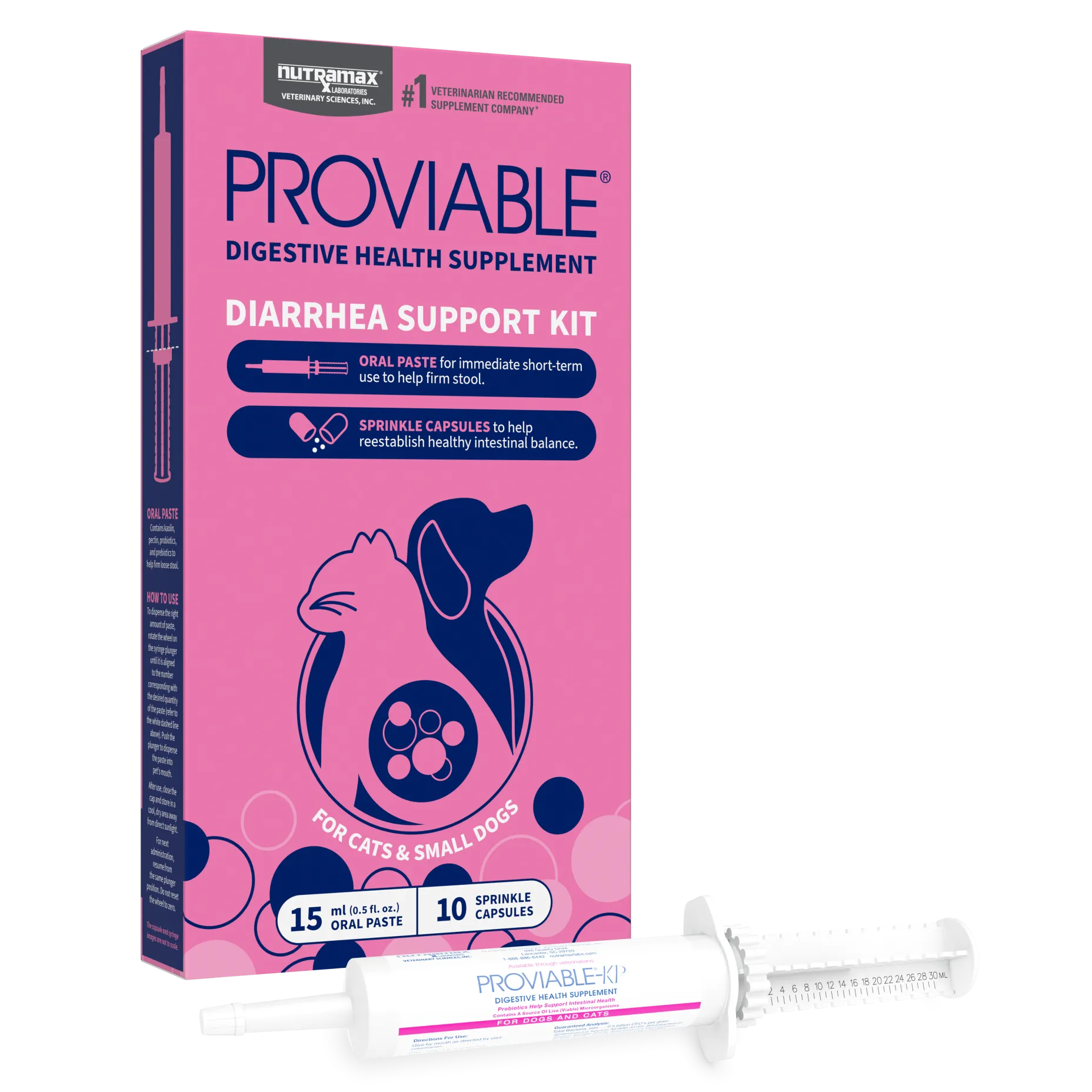 Opakowanie probiotyku Nutramax Proviable-DC w kapsułkach dla psa