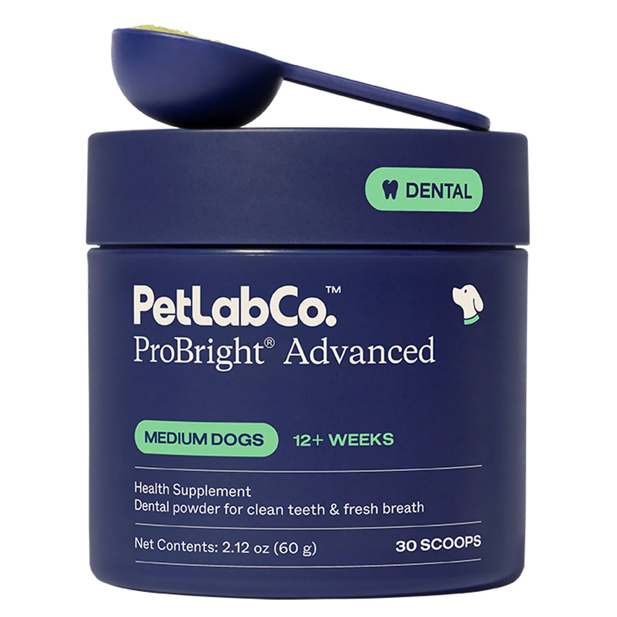 Opakowanie proszku na zęby PetLabCo ProBright Advanced dla psa
