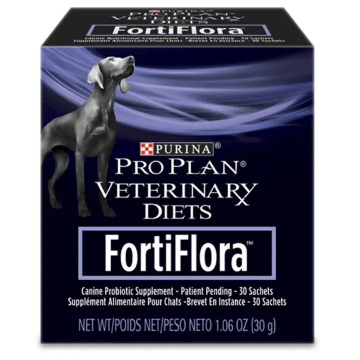 Opakowanie probiotyku Purina Pro Plan Fortiflora dla psa